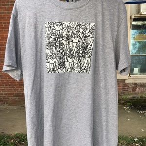 Pan.imus teeth pattern T-shirt (XL)